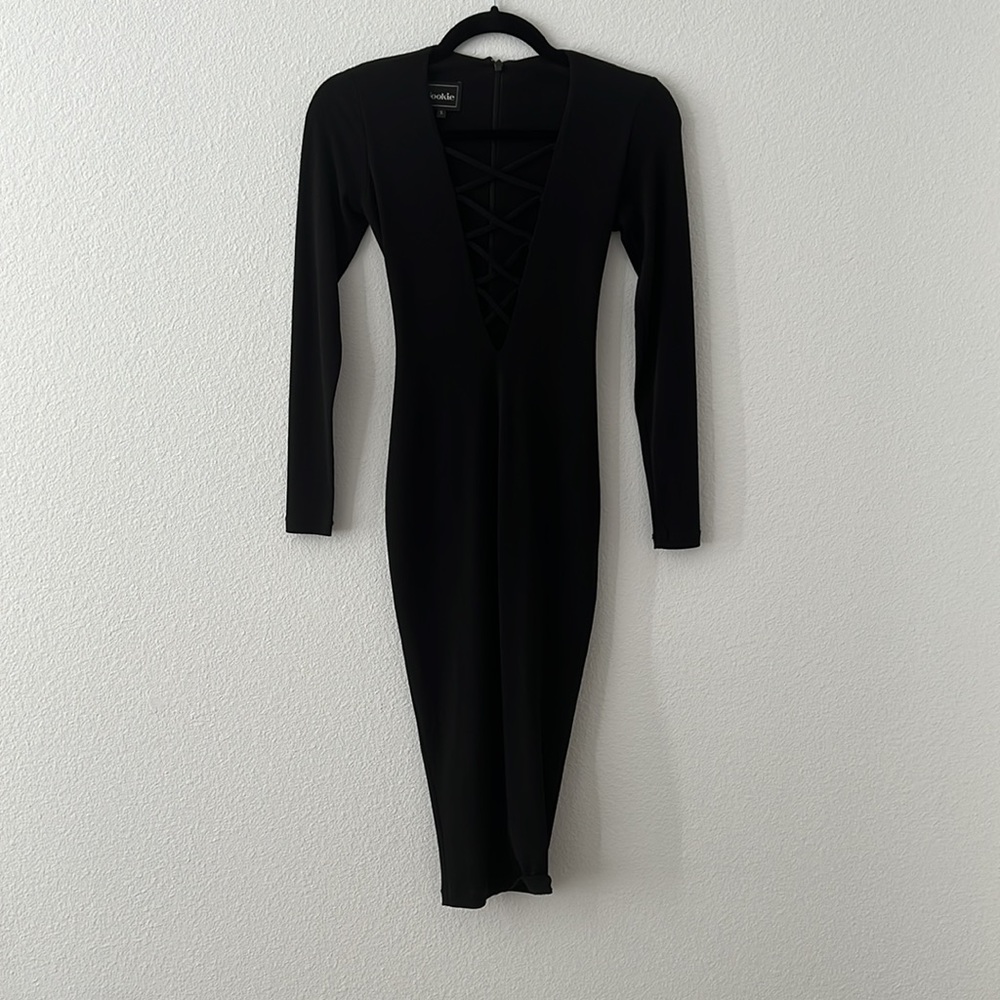 Stunning Nookie Long Sleeve Midi Dress